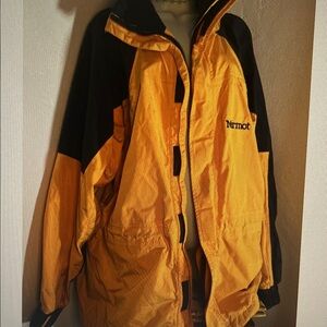 Marmot Two-Tone Yellow and Black Jacket